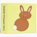 Happy Easter Bunny Custom Photo Album 3 Ring Binders