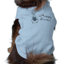 Happy Easter Bunny Egg Dog Tee