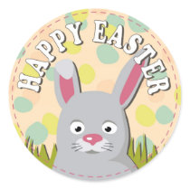 Happy Easter Bunny Envelope Sticker