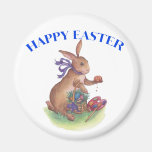 Happy easter bunny fridge magnets