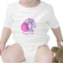 Happy Easter Bunny Giant Egg t-shirts by mariannegilliand Happy Easter Bunny Giant Egg t-shirts