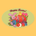 Happy Easter Bunny Sticker