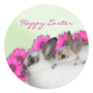Happy Easter Bunny Stickers sticker