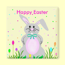 Happy Easter Bunny template magnet by marcya7 Happy Easter Bunny template magnet