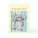 Happy Easter Buns Cute Funny Greeting Cards