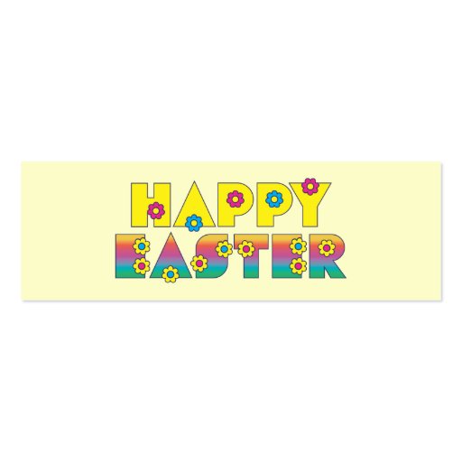 Happy Easter Business Cards (front side)