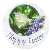Happy Easter Butterfly Stickers by anuradesignstudio Happy Easter Butterfly Stickers