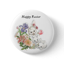 Happy Easter buttons by webebears Happy Easter buttons