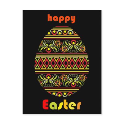 Happy Easter!_card Postcard by VioDeSign