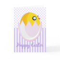 Happy Easter Chick Card by teeboutique Happy Easter Chick Card