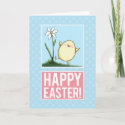 Happy Easter Chick - Personalizable Easter Cards card