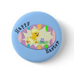 Happy Easter, Chick Shirt buttons