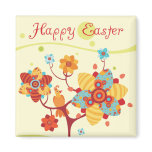 Happy Easter Chicks magnets