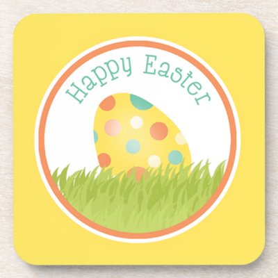 Happy Easter Drink Coasters