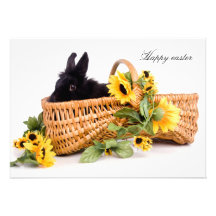 Happy easter custom invitations