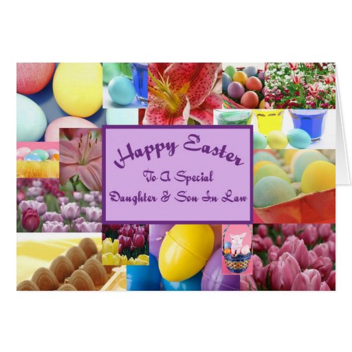 Happy Easter Daughter And Son In Law Greeting Card Zazzle