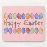 Happy Easter - Easter Egg Border Tees and Gifts Mouse Mat