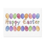 Happy Easter - Easter Egg Border Tees and Gifts Postcards