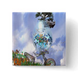 Happy Easter Egg Fantasy Pinback Button