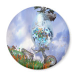 Happy Easter Egg Fantasy Magnet