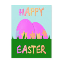 Happy Easter Egg Postcard