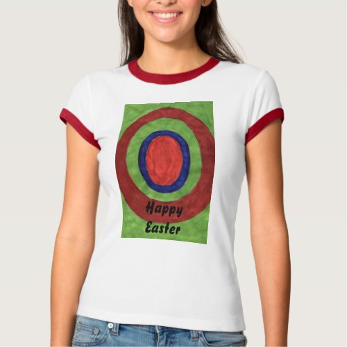 Happy Easter Egg Shirt by Julia Hanna zazzle_shirt