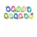HAPPY EASTER EGGS by SHARON SHARPE t-shirts by sharonsharpe HAPPY EASTER EGGS by SHARON SHARPE t-shirts
