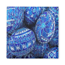 Happy Easter Eggs Fridge Magnet