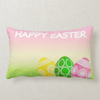 Happy Easter Eggs Pillows