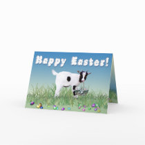 Happy Easter Fainter Goat cards