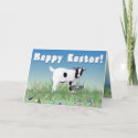 Happy Easter Fainter (Myotonic) Goat card