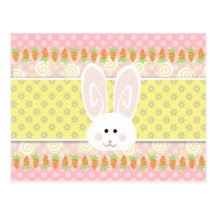 HAPPY EASTER FILLED WITH LOVE POSTCARD