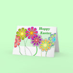 Happy Easter flowers cards