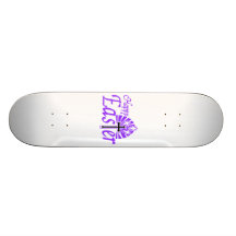 Happy Easter Flowers & Cross Skateboard