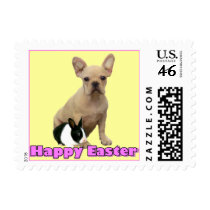 Happy Easter French bulldog Stamps