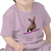 Happy Easter French bulldog toddler  T-shirt