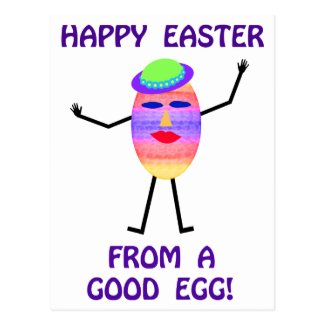 Happy Easter From A Good Egg Shirts & Gifts Post Card