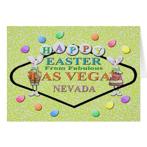 HAPPY EASTER From Fabulous Las Vegas Card Zazzle