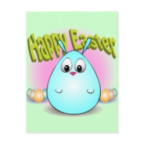 Happy Easter from giggleBunny postcards by cartoosh Happy Easter from giggleBunny postcards