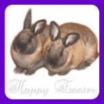 Happy Easter from The Easter Bunny With Roses stickers