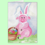 Happy Easter from the Easter Pig Card cards