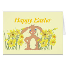 Happy Easter fully customisable card
