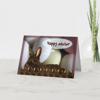 Happy easter funny card card
