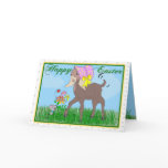 Happy Easter Goat Card