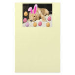 Happy Easter Golden Retriever Stationery