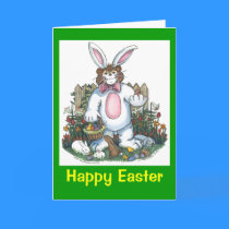 Happy Easter Greeting Card by ZachBear Happy Easter Greeting Card