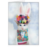 Happy Easter Greeting Card by Skeezix the Cat