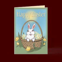 Happy Easter Greeting Card Custom or Blank Card cards