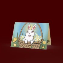 Happy Easter Greeting Card Custom or Blank Card cards