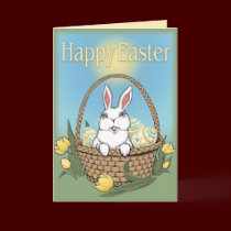 Happy Easter Greeting Card Custom or Blank Card cards